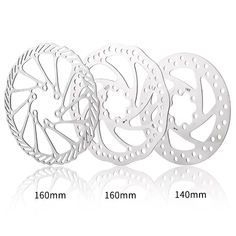 MUQZI 140mm 160mm 180mm Rotor de frein à disque montagne route vtt vélo avec 6 boulons Rotor de frein à disque