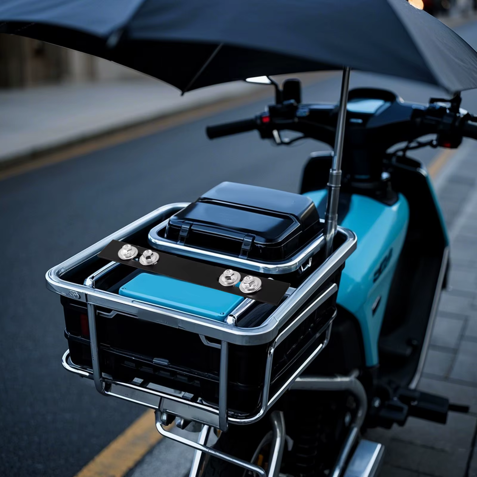 Lot de 2 supports de fixation pour porte-bagages arrière de vélo électrique