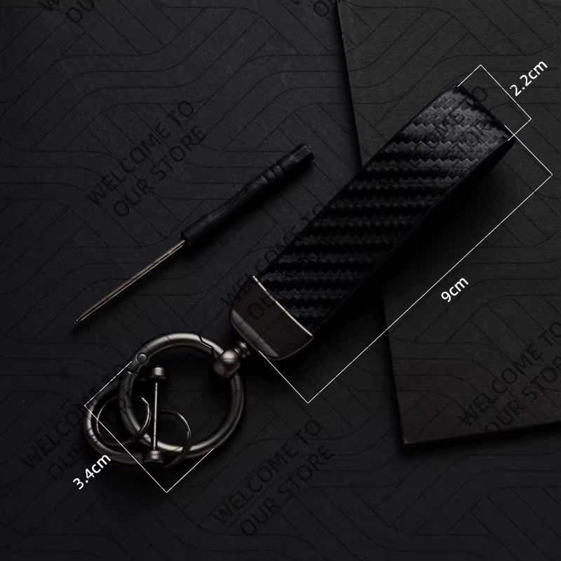 Porte-clés en cuir et Fiber de carbone pour voiture SPORTAGE GT LINE KIA, en alliage de Zinc, cadeau personnalisé avec accessoires, nouvelle mode
