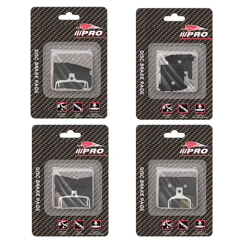 IIIPRO plaquettes de frein de vélo en céramique vtt vélo de route disque résistant à l'usure Dissipation thermique vélo cyclisme pièces de frein à disque hydraulique