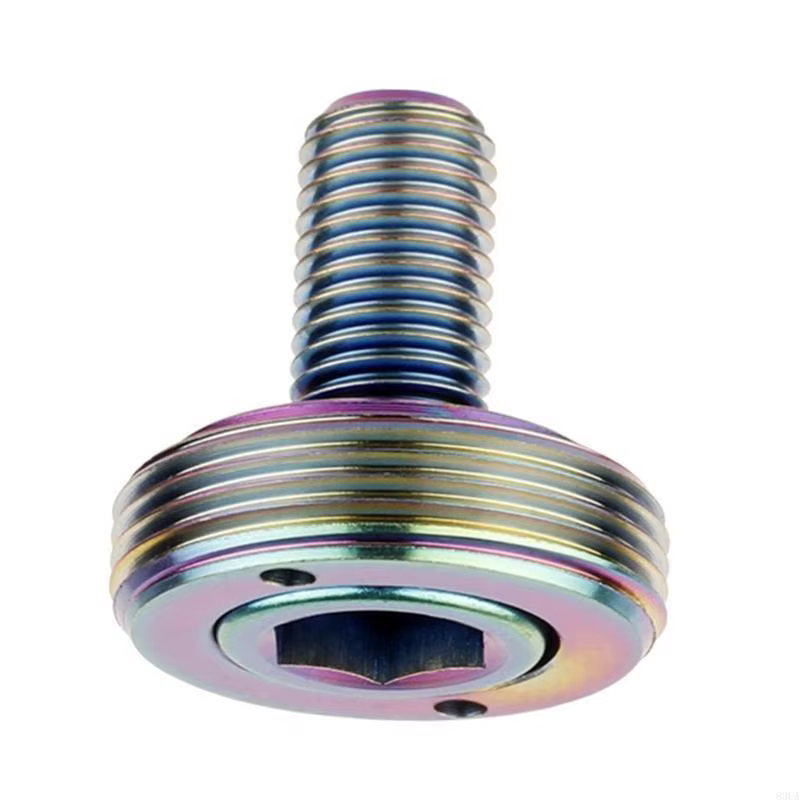 Boulons manivelle vélo 8x15mm, vis support inférieur, boulons manivelle à trou carré