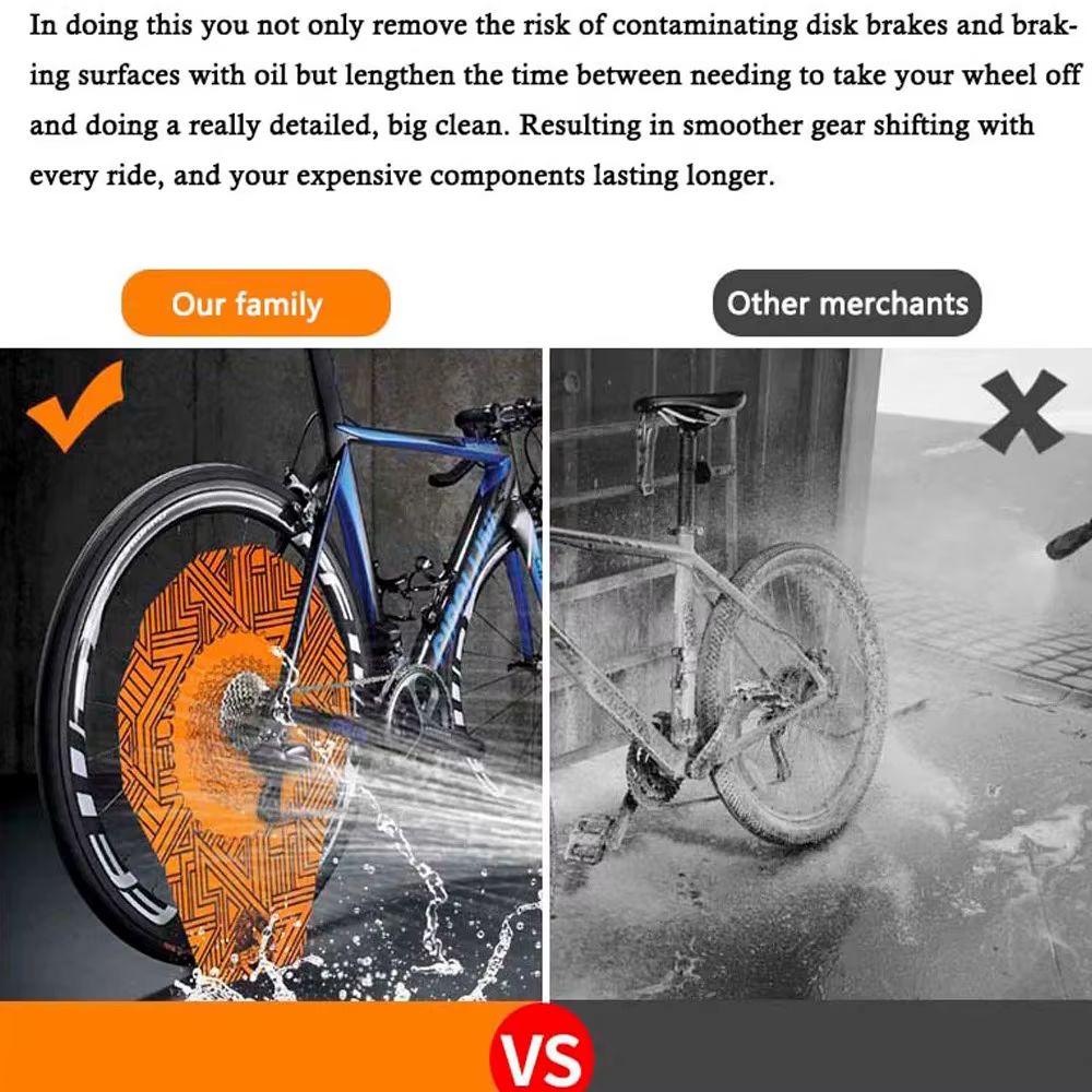 Couvercle de lavage de vélo