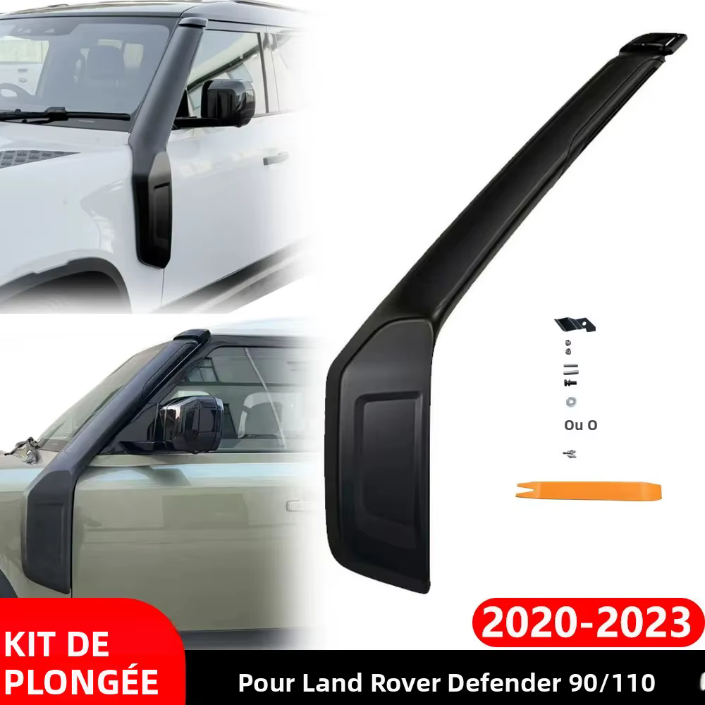 Kit de tuba d'admission d'air surélevé, accessoires de voiture 4x4, pour Land Rover Defender série 90 110 2020 2021 2022 2023, pièces extérieures