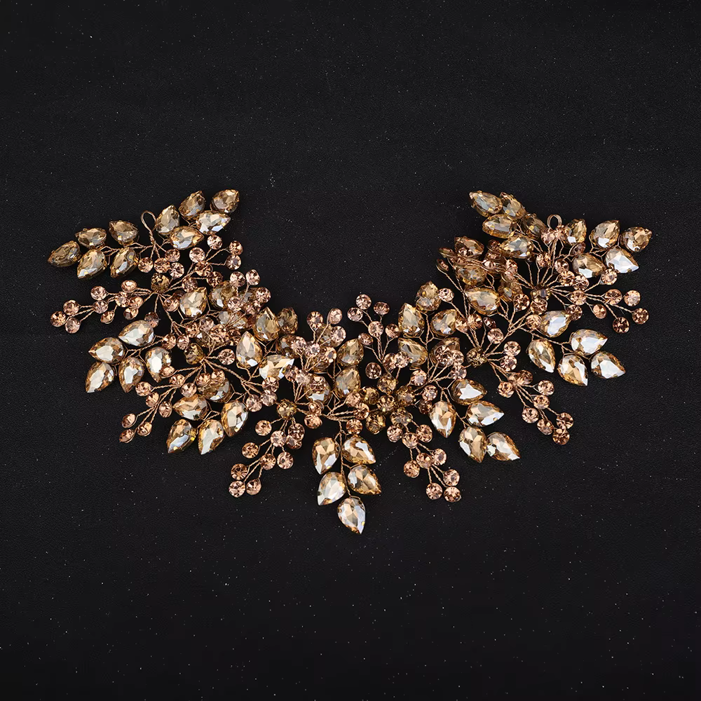 Accessoires pour cheveux de mariée, diadème rouge, coiffures de noël, strass, bijoux de tête de mariage pour femmes, robes de cheveux pour événements spéciaux