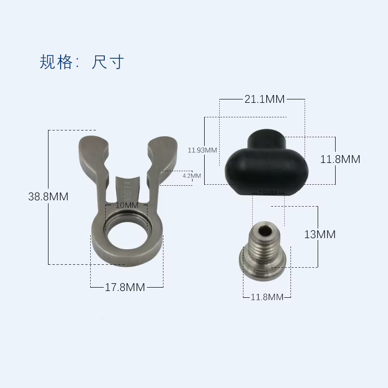 Vélo En Fiber De Carbone Fourche Tête Tube Fixe Boucle + TC4 titane vis Pour Brompton