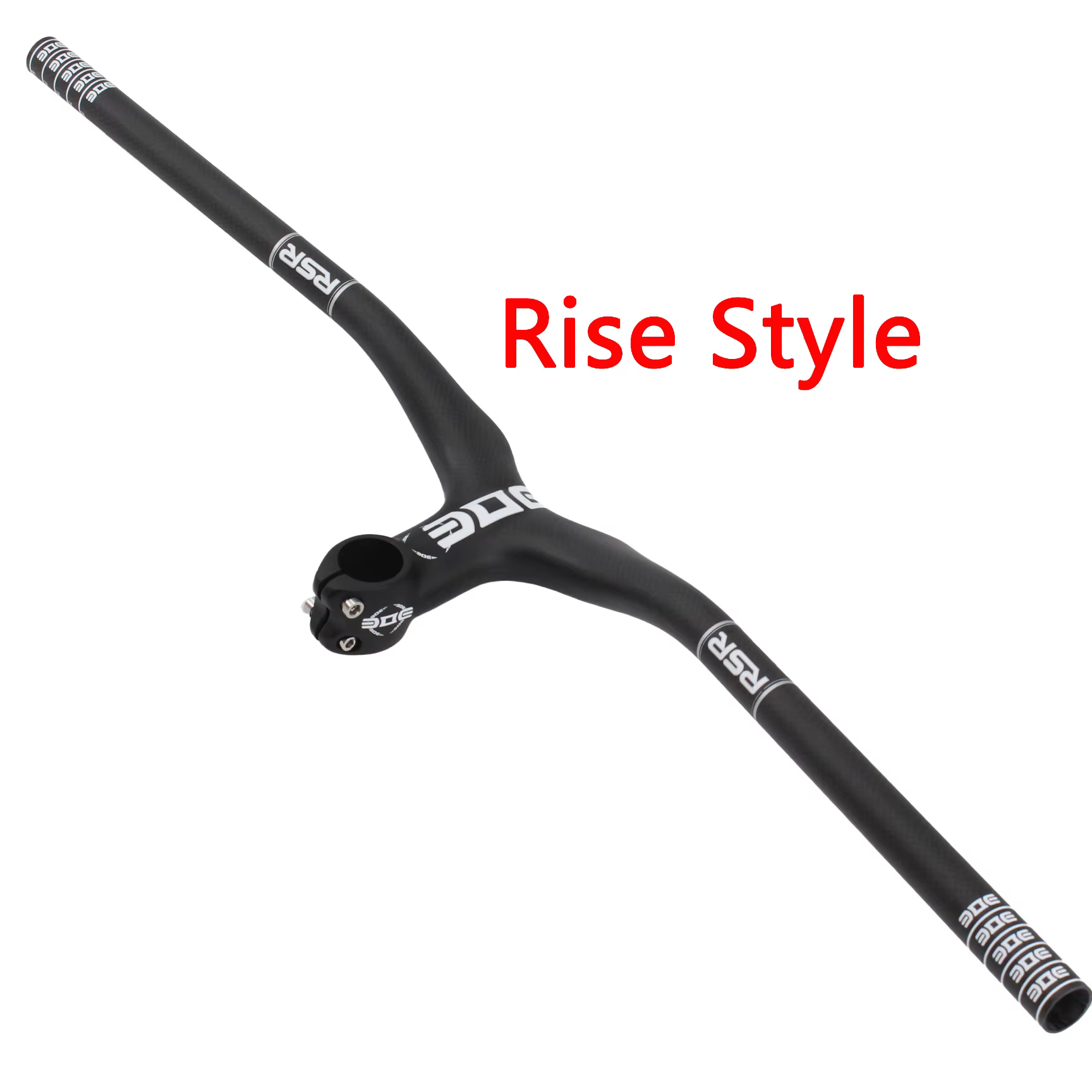 Guidon de vélo de montagne mat 3K entièrement en Fiber de carbone