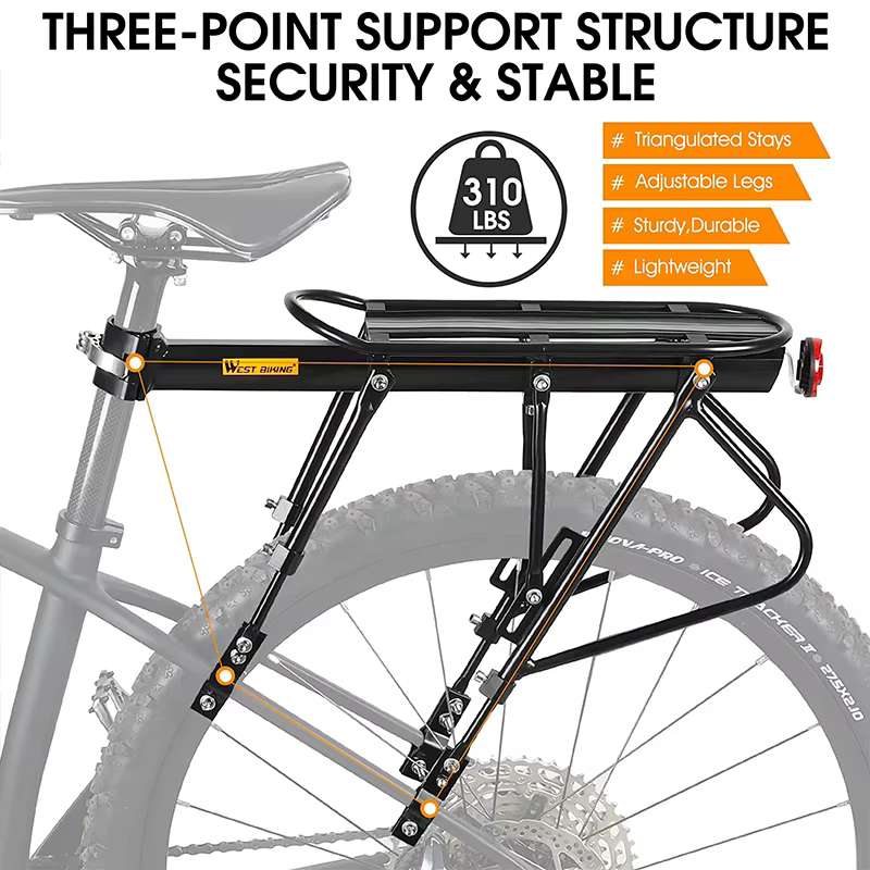 WEST BIKING-Sac de tige de dégager pour vélo 20-29 pouces
