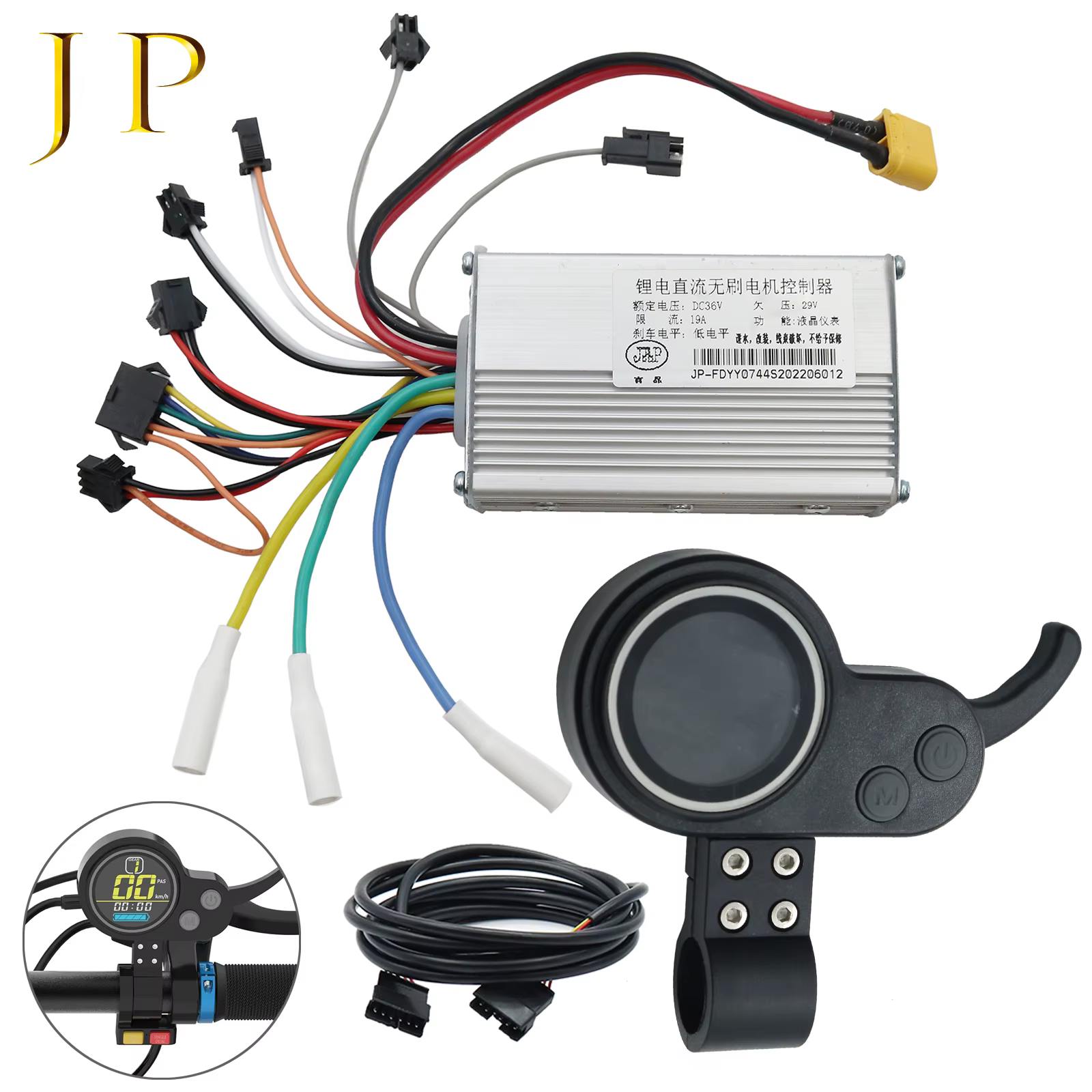 Compteur LCD pour Scooter électrique 36/48/52/60V