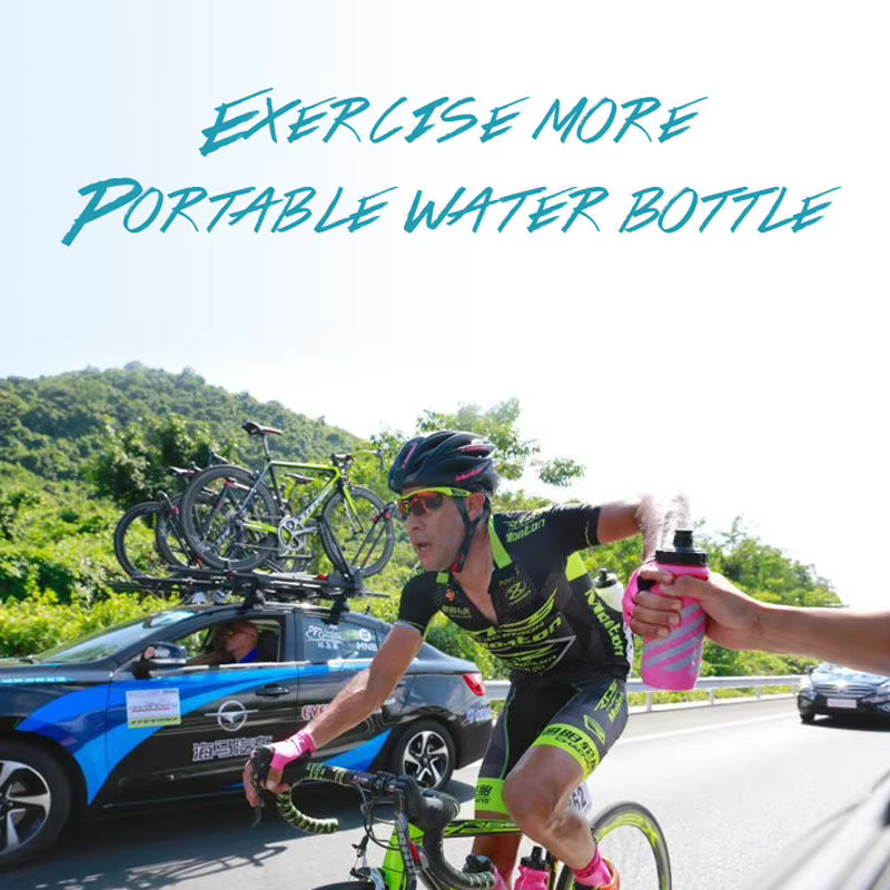 Bouteille d'eau de vélo en plein air de 600ml