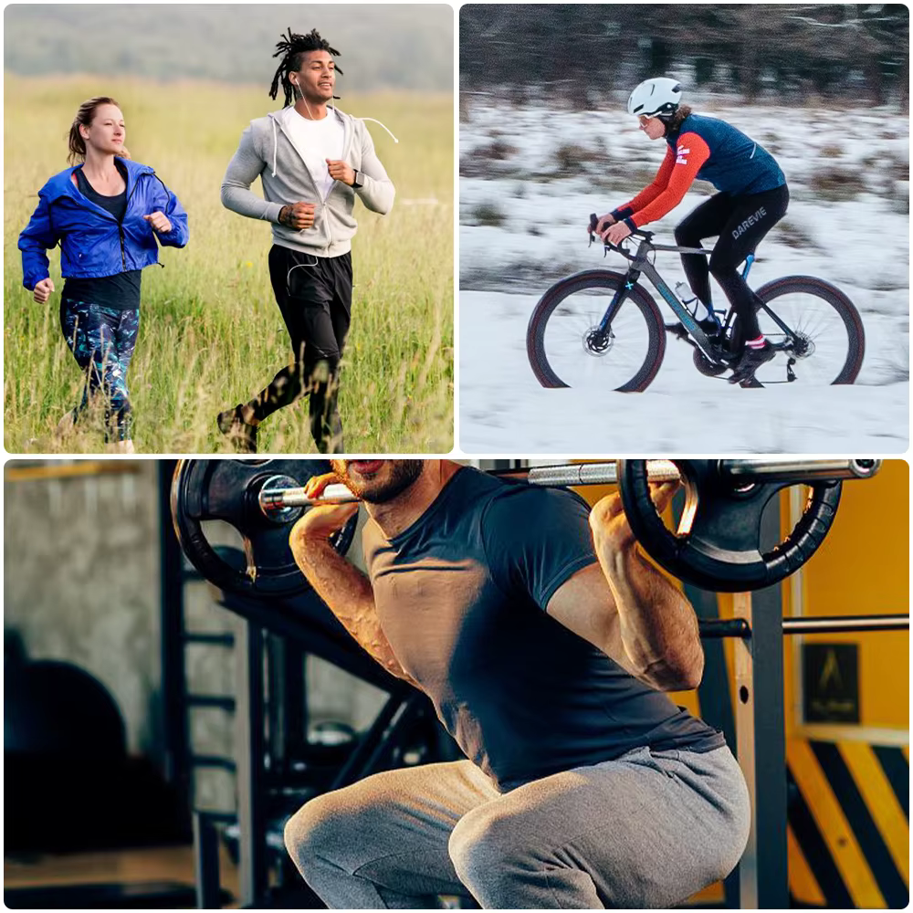 DAREVIE cyclisme jambières thermique polaire hiver
