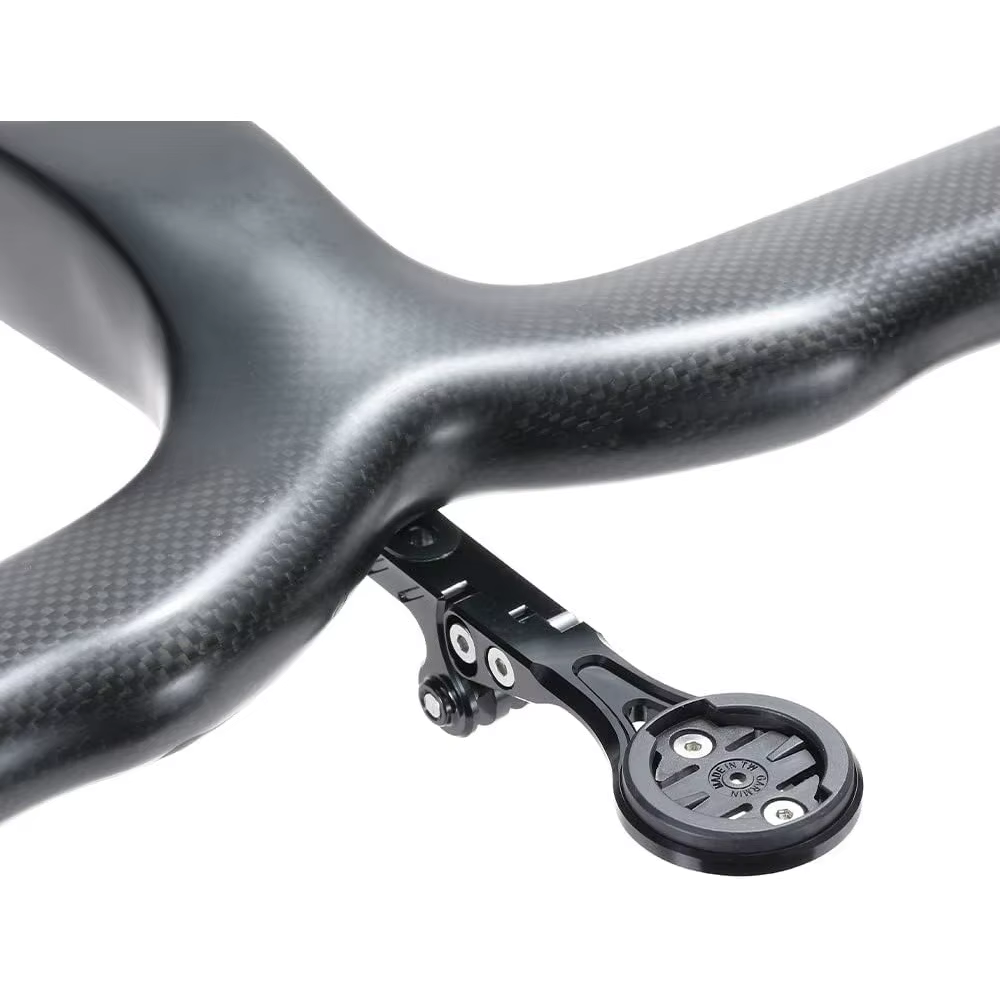 Support de guidon de vélo en alliage d'aluminium à angle réglable pour ordinateur