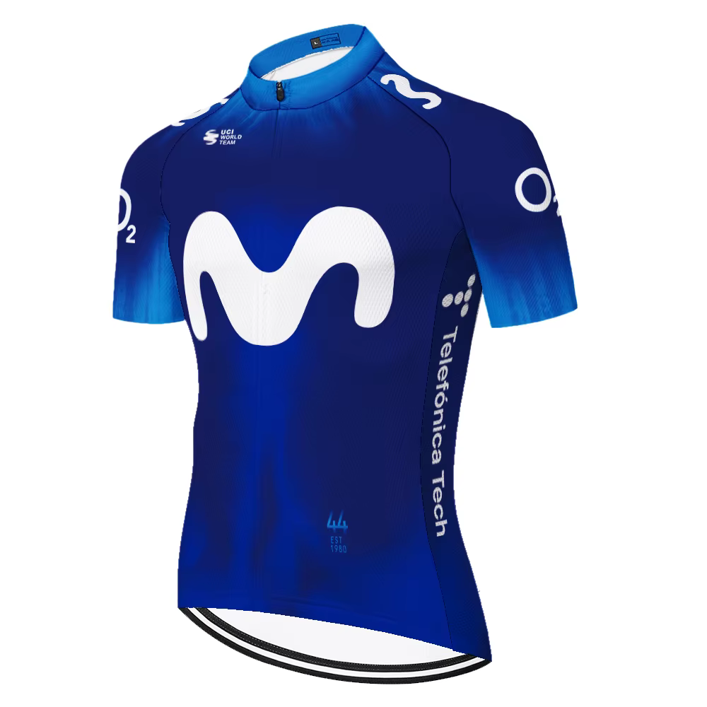 Movistar maillot de cyclisme course abbigliamento ciclismo estivo 2026 séchage rapide
