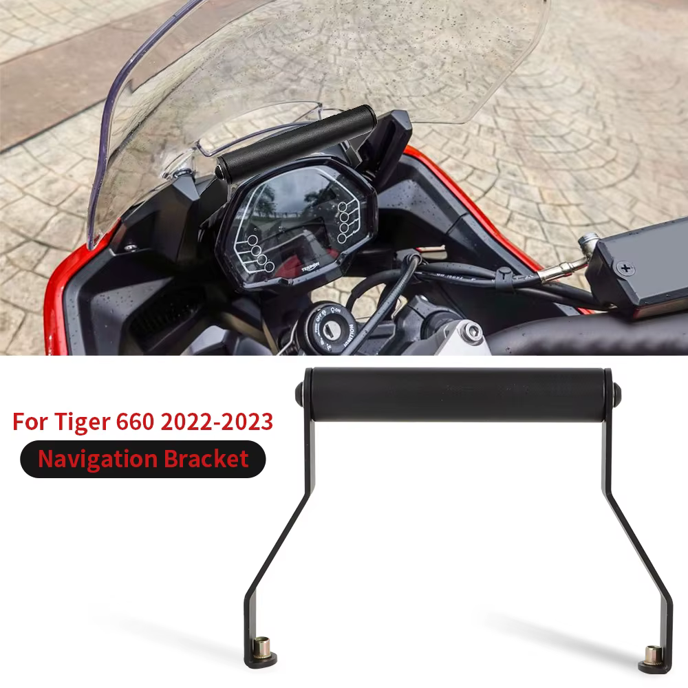 Support de plaque GPS de Navigation pour téléphone intelligent, accessoires de moto pour Tiger Sport 660 2022 2023, adapté au support de pare-brise