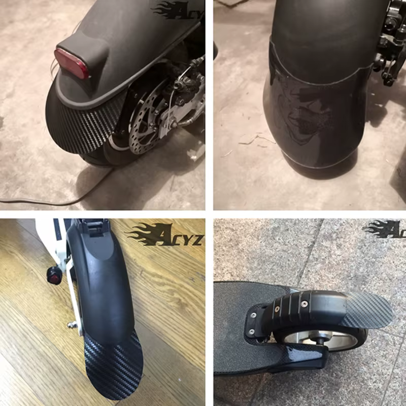 Garde-boue universel en carbone pour Scooter électrique Xiaomi Mijia M365 Pro