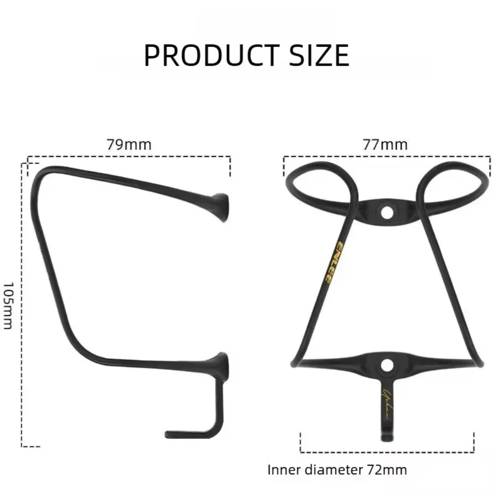 Porte-bidon de vélo Enlee en fibre de carbone haute performance 9g
