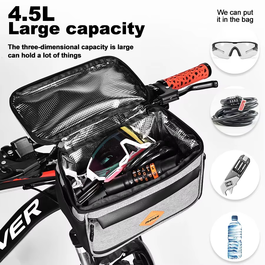 PHMAX sac avant de vélo Portable