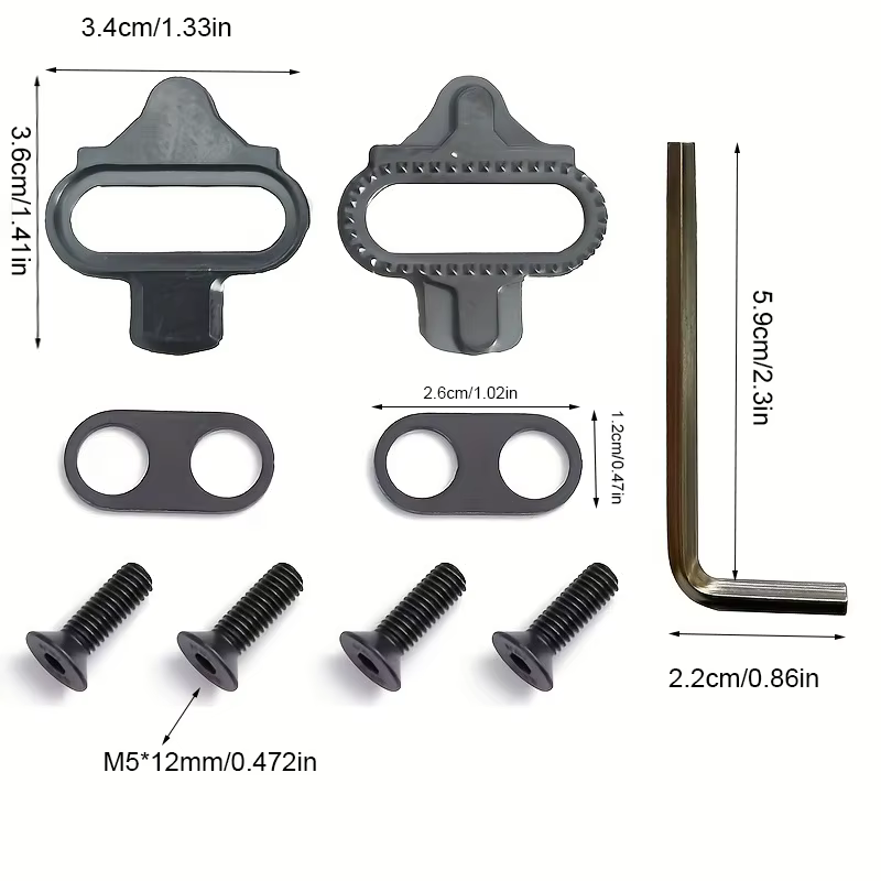 Crampons de vélo VTT multi-éjectables SPD