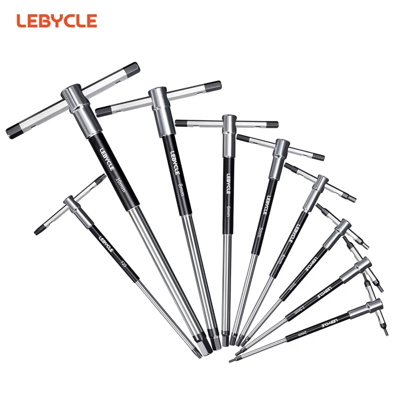 LEBYCLE – clé hexagonale coulissante en forme de T pour vélo de route et vtt
