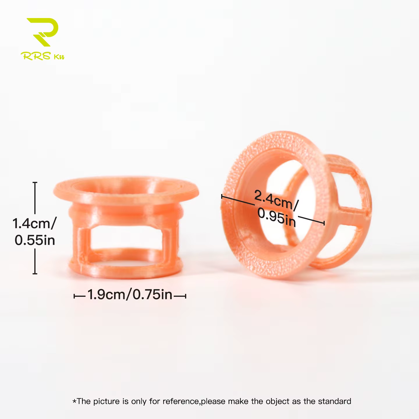 Rrskit guidon de vélo 3D imprimé bouchon d'extrémité lumineux Noctilucent barres de chute