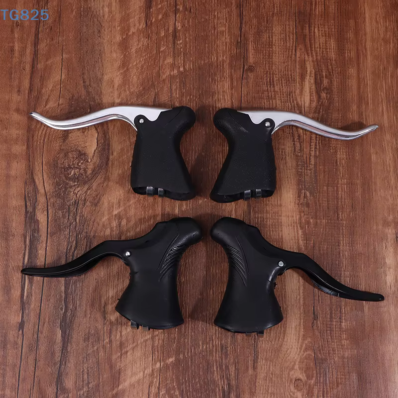【AN】【AN】Leviers de frein de vélo antidérapants en aluminium