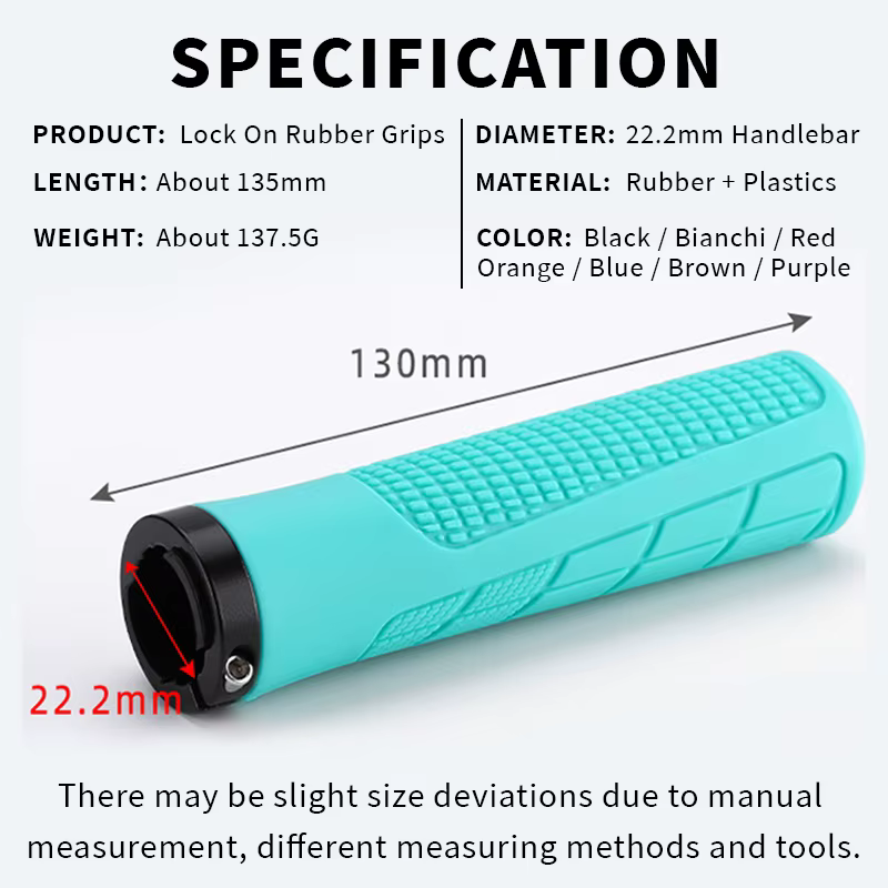 BUCKLOS poignée de guidon de vélo serrure ergonomique sur couvercle