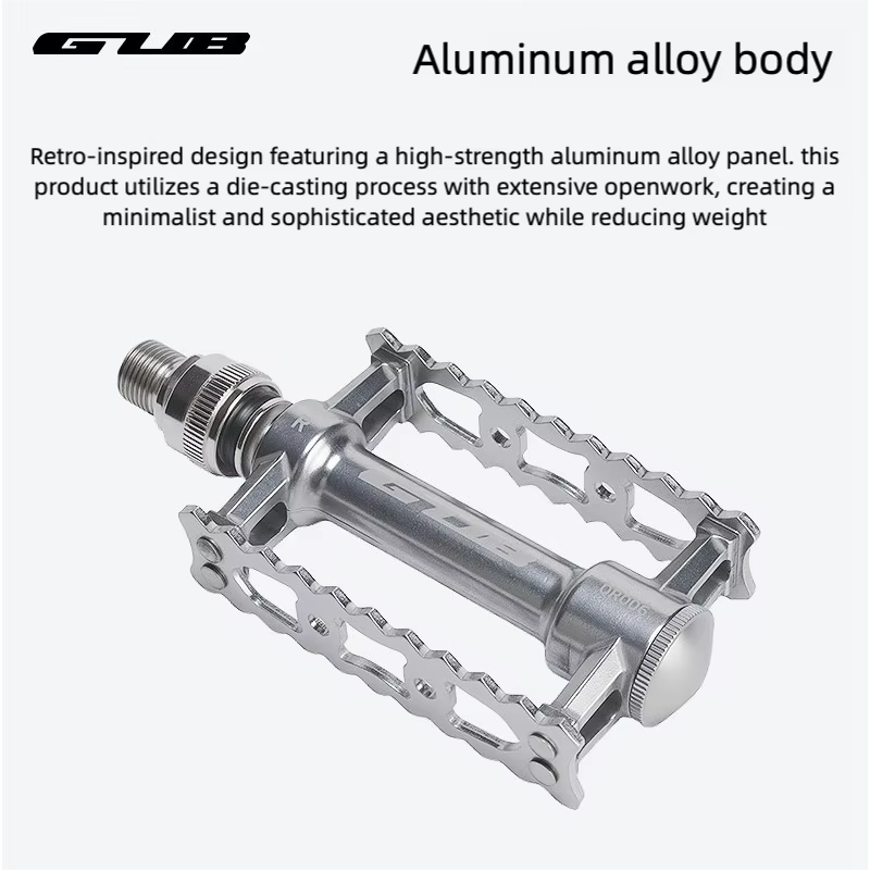 GUB QR006 rétro dégagement rapide pliant VTT en alliage d'aluminium pédale de vélo avec Triple roulements anti-dérapant