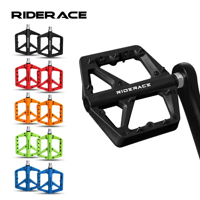 RIDERACE Vélo Pédales Nylon Joint Roulements Ultra Léger Route BMX VTT Pédale