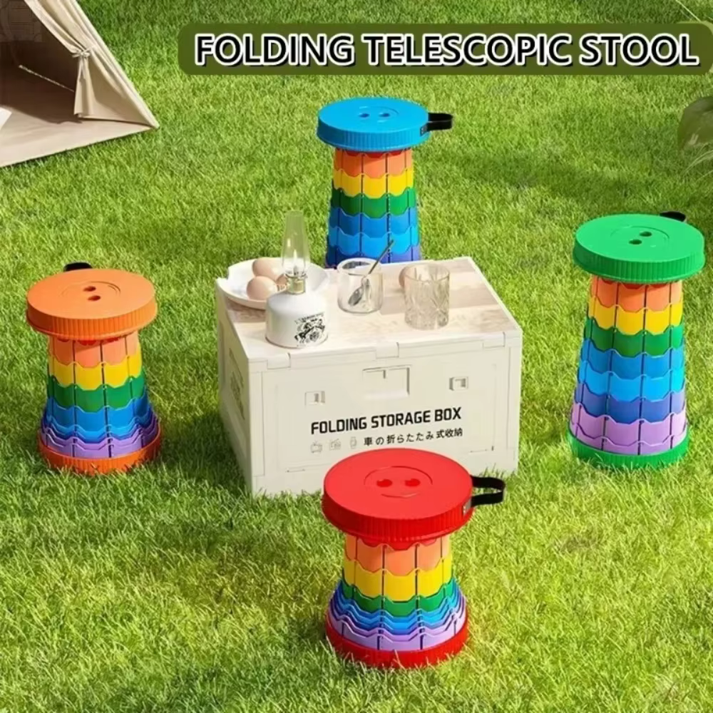 Tabouret pliant portable amélioré, tabouret de camping rétractable, adapté aux adultes, pour la pêche en plein air et le jardinage