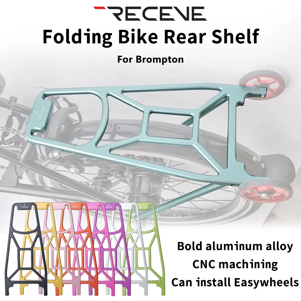 RECEVC support arrière de vélo pliant porte-bagages BMX