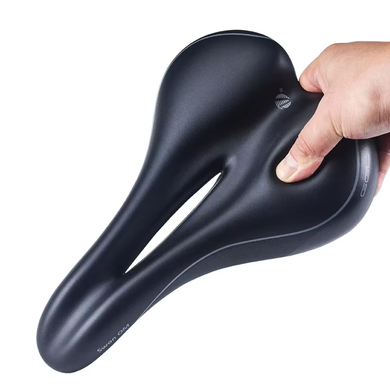 Conductrice O VL-3362 Vélo De Route Selle Silicone Gel PU Épaissir Creux Respirant Confortable VTT