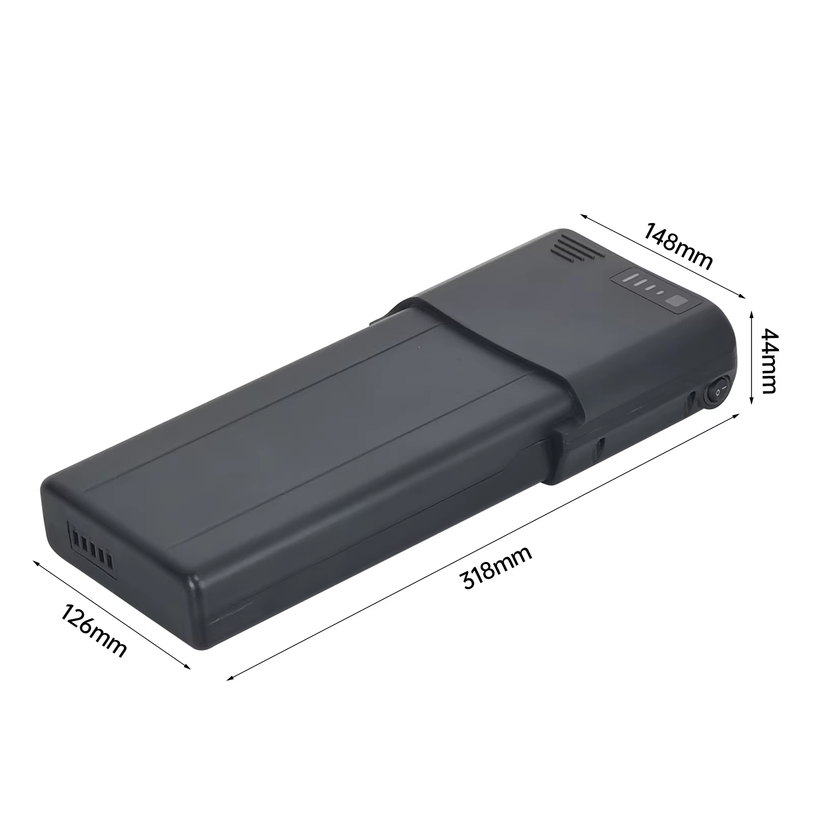 Batterie de vélo électrique de support arrière 36v 8.8ah 10.4ah 11.6ah 14ah avec chargeur BMS 36v lithium ion akku pour 350w 500w