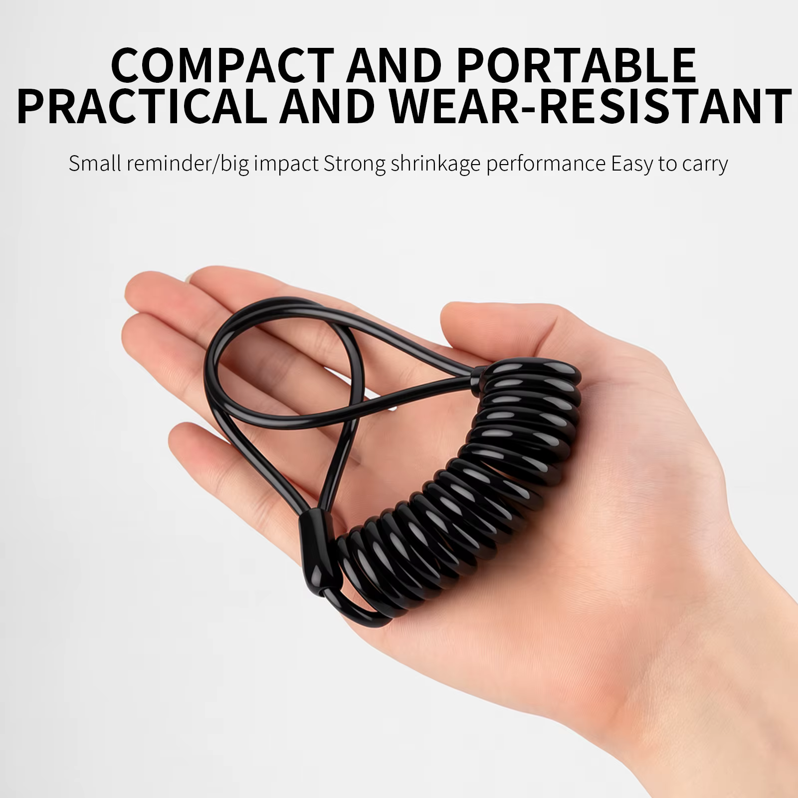 Câble antivol rétractable TOSUOD pour vélo