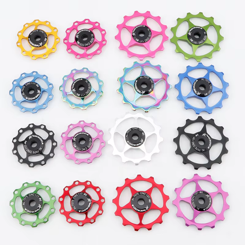MEROCA 2 pièces vtt vélo de route dérailleur arrière poulie ensemble