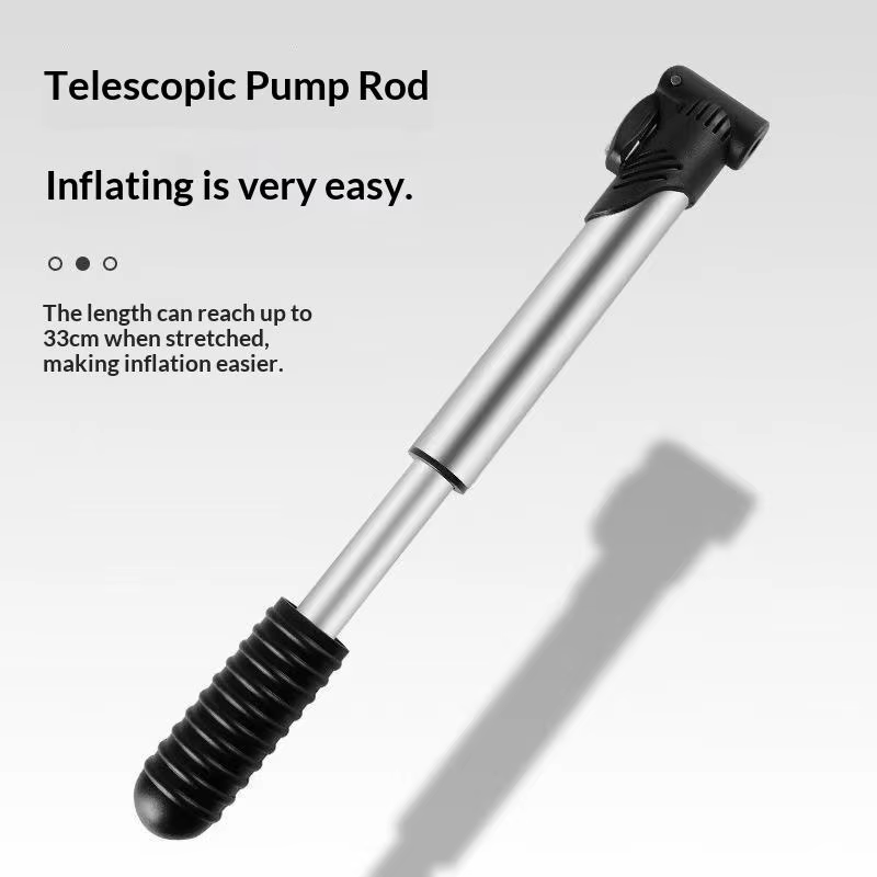 Mini pompe à vélo portable