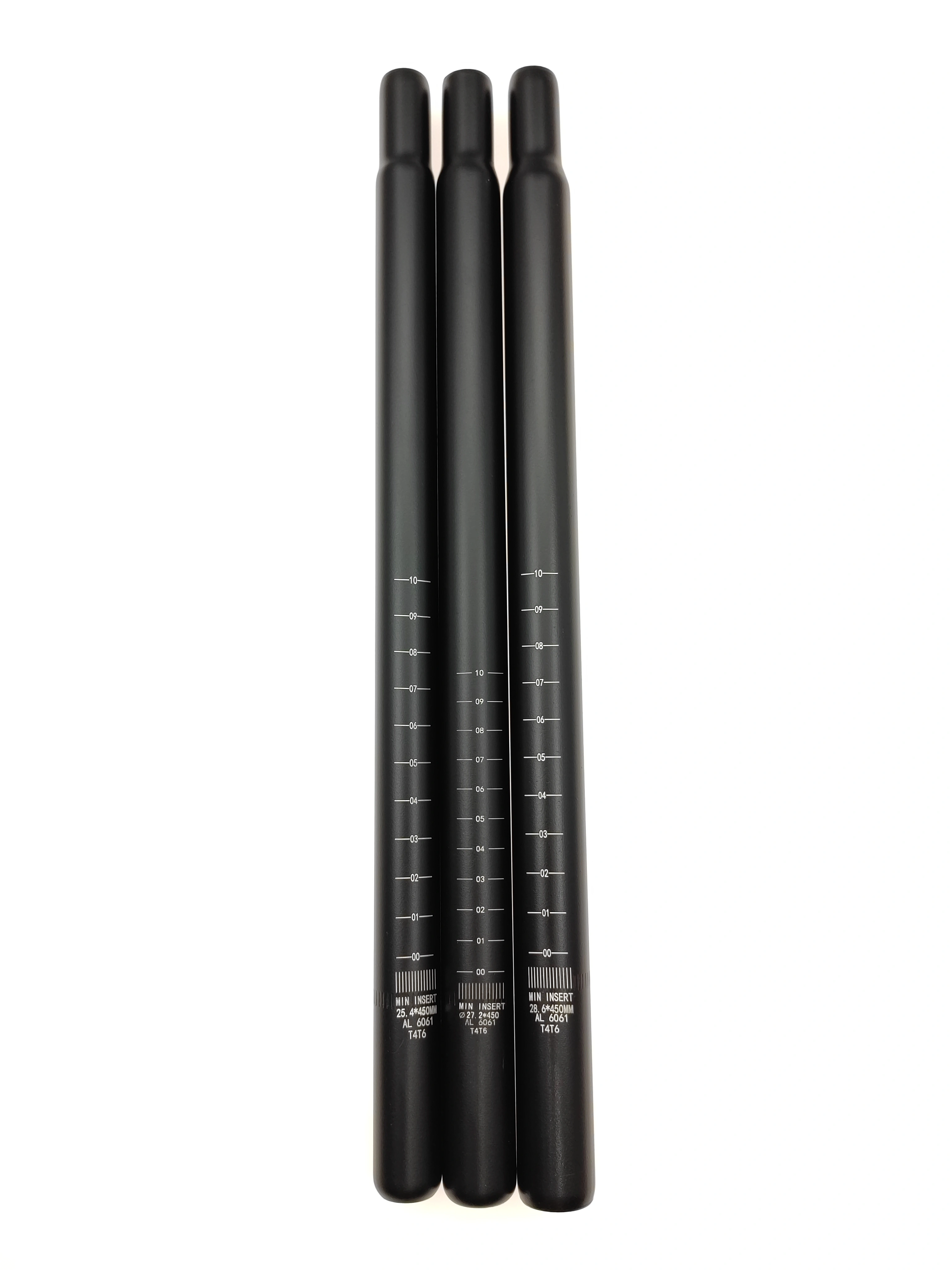 Tige de selle de vélo 25.4/27.2/28.6/31.6mm allonger en alliage d'aluminium vtt