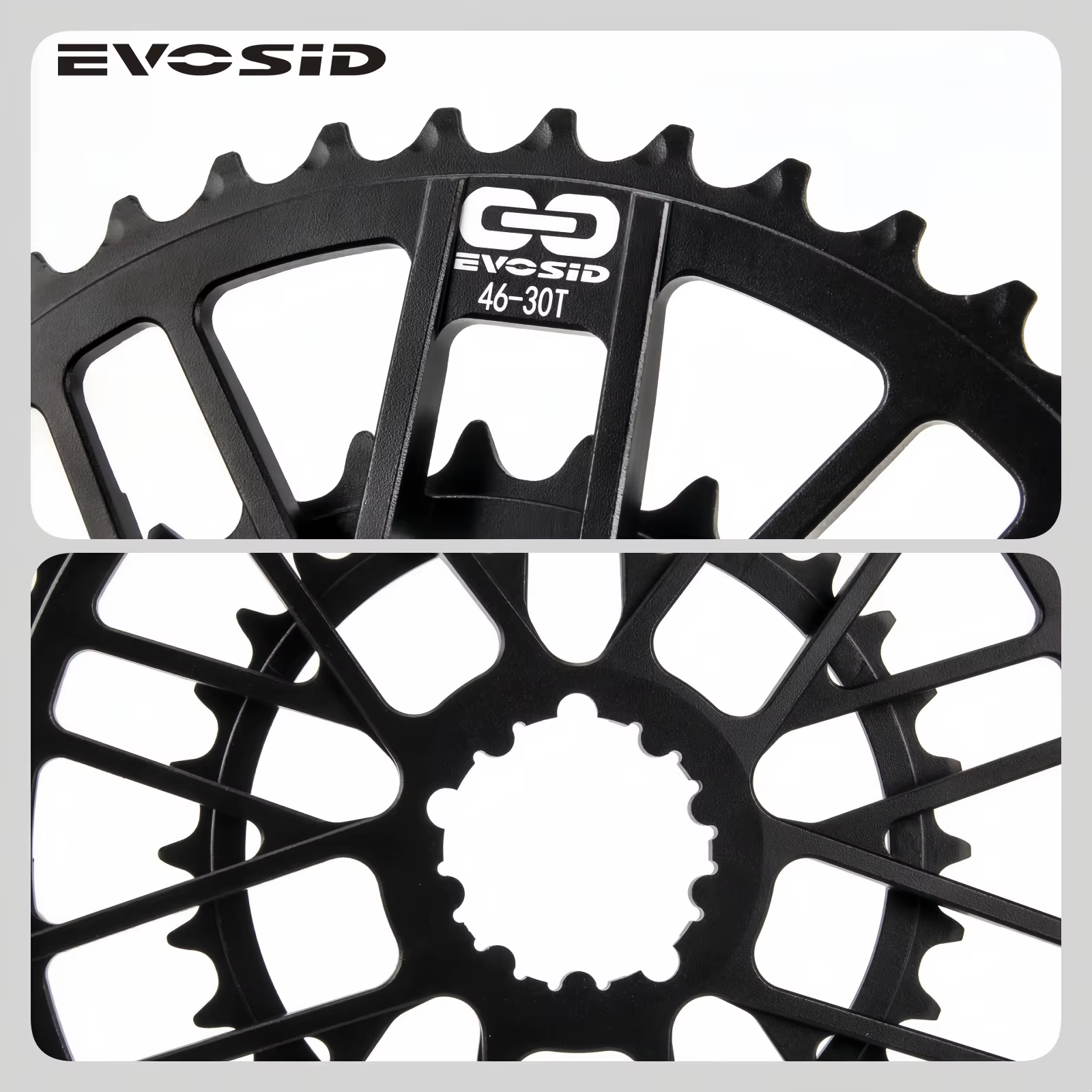 EVOSID plateau de vélo de route 46-30T 48-32T roue de chaîne