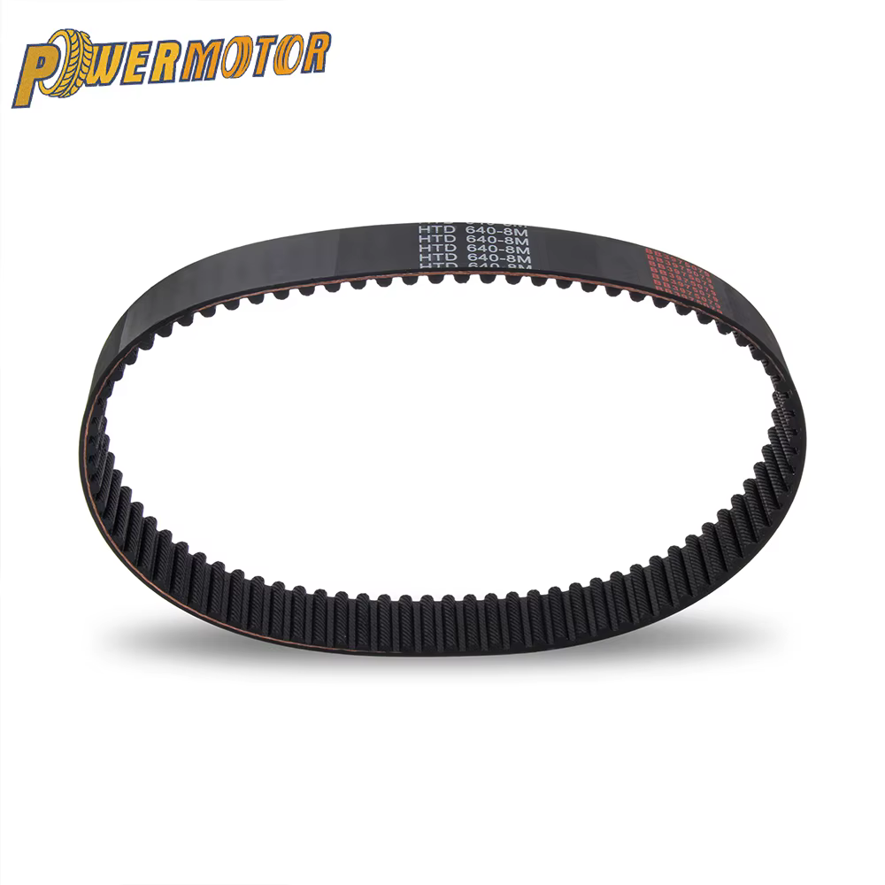Courroie de transmission à couple élevé HTD 640-8M pour moto électrique Surron Ultra Bee