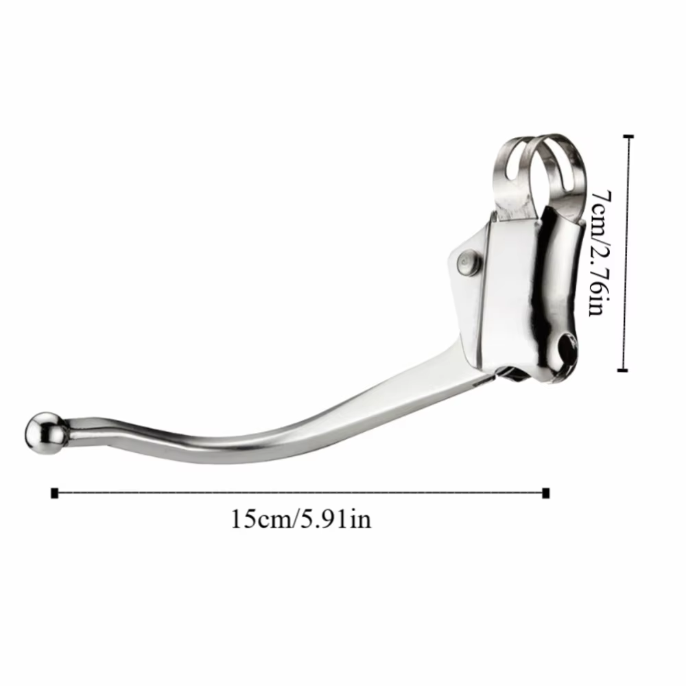 1 Paire de Leviers de Frein de Vélo en Acier Inoxydable