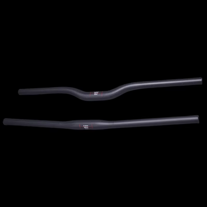 Guidon de vélo vtt en carbone mat