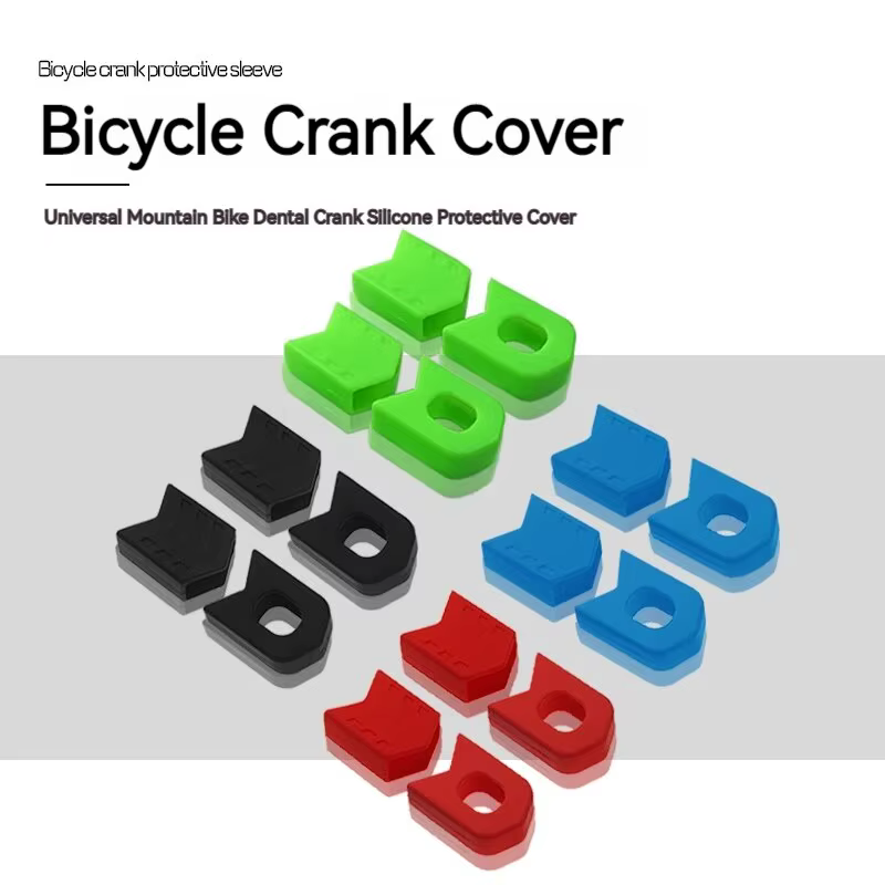 ENLEE-Juste de protection universelle pour manivelle de vélo de montagne, ensemble d'accessoires de vélo VTT, 4 pièces/1 ensemble