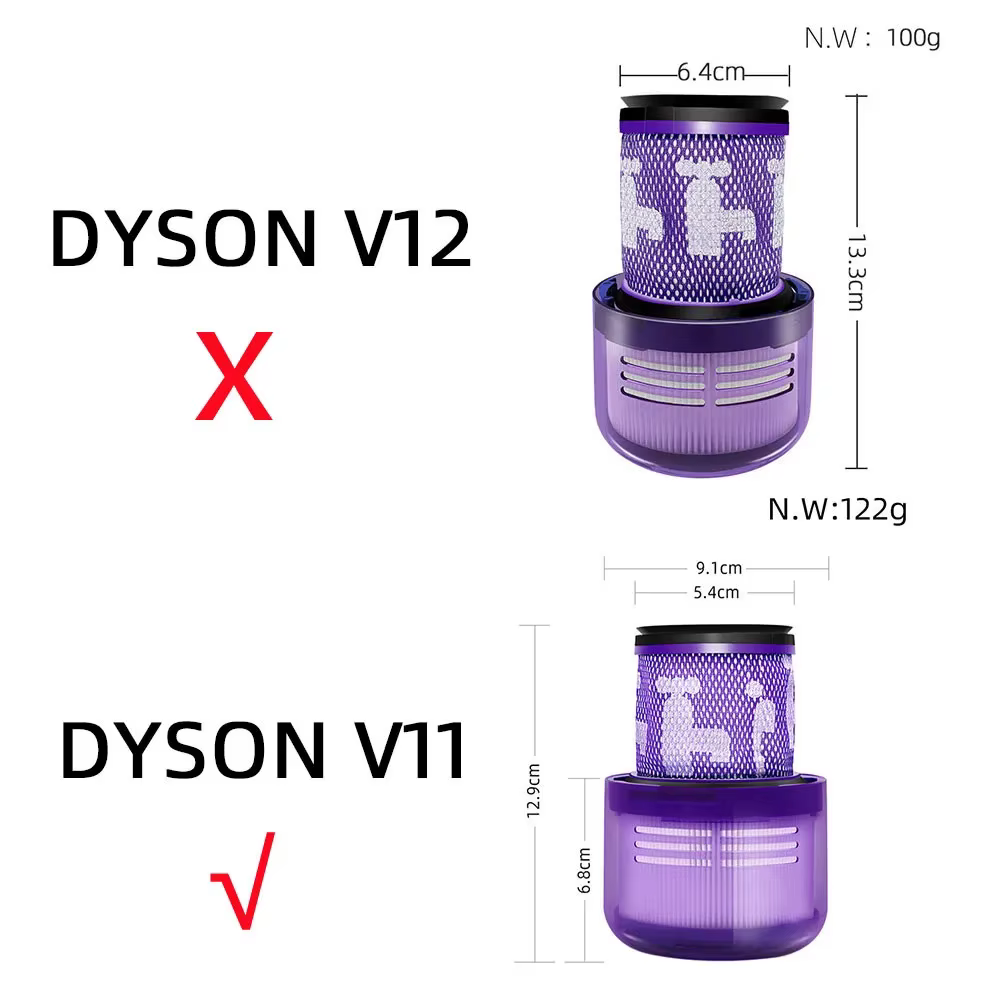 Pour Dyson V11 Animal/V11 couple entraînement V15 détecter accessoires pour Dyson filtre Cyclone aspirateur pièces de rechange