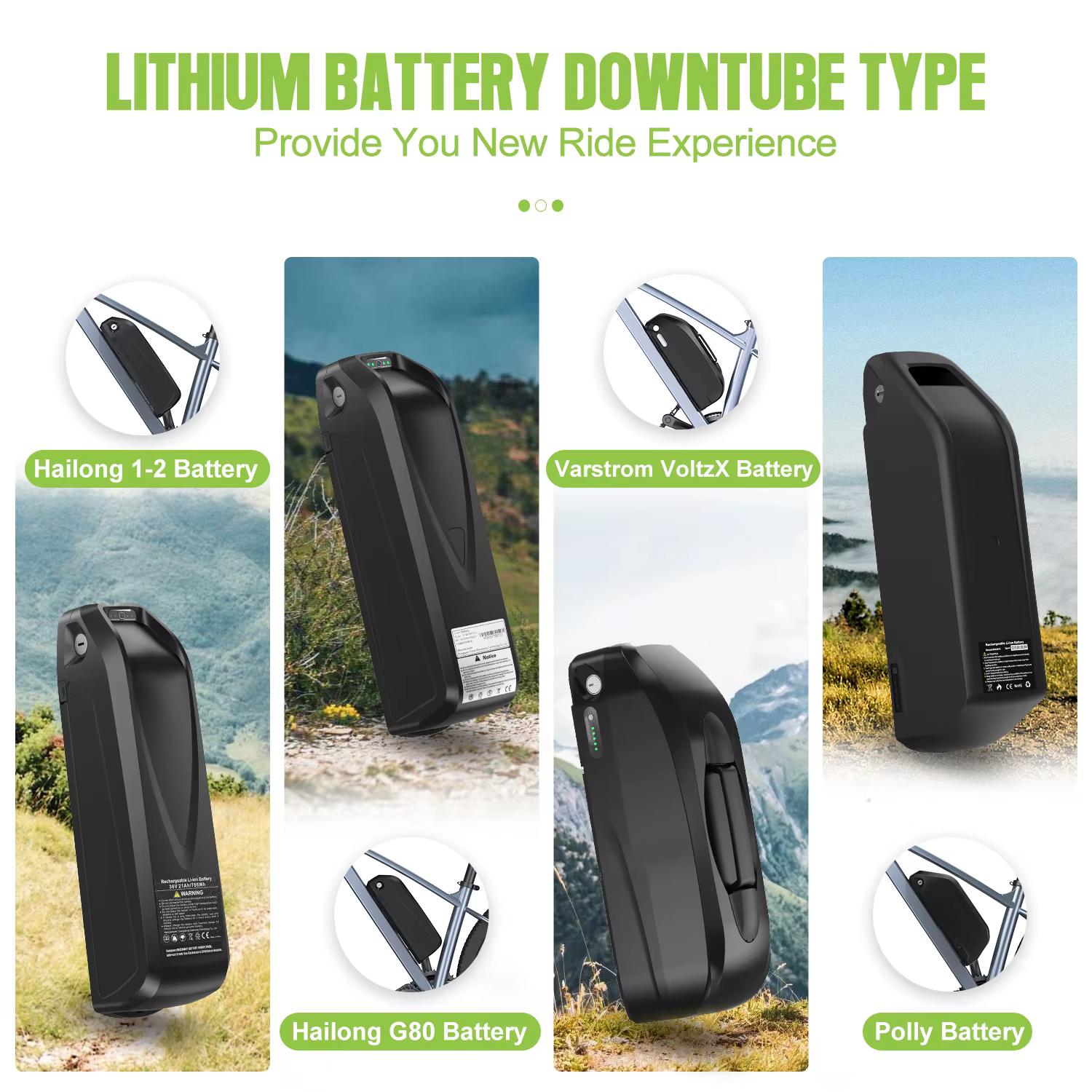 Batterie au lithium pour vélo électrique