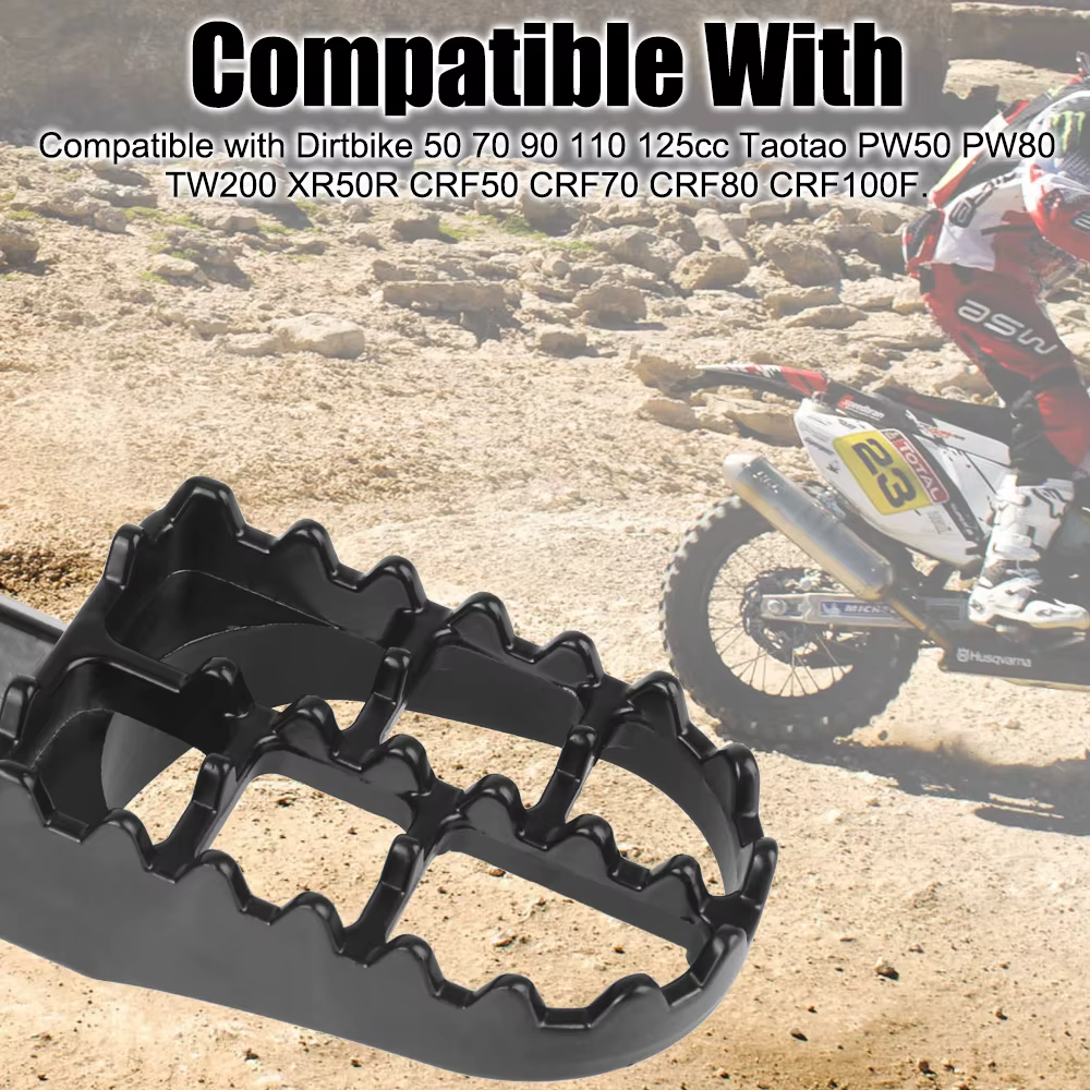 Repose-pieds de moto hors route PW50 PW80 TW200 XR50R CRF50 CRF70 CRF80 CRF100F