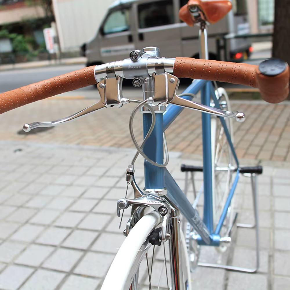 1 Paire de Leviers de Frein de Vélo en Acier Inoxydable