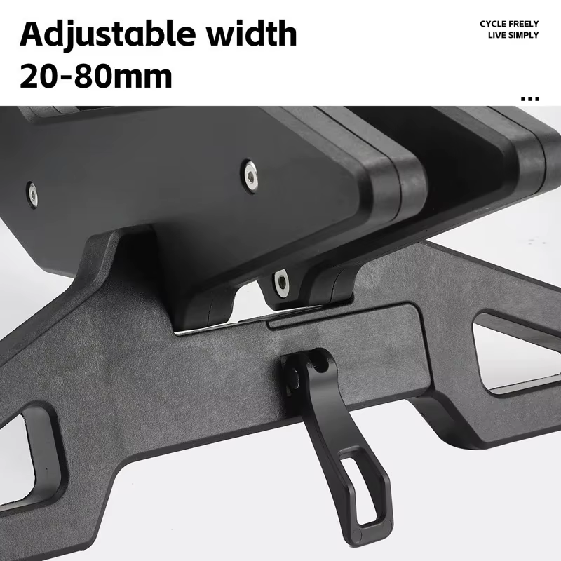 Supports de stationnement de vélo réglables antidérapants en ABS pour intérieur