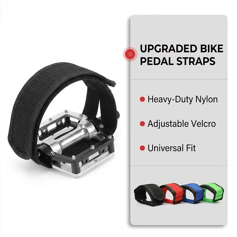 Sangles de fixation pour pédales de vélo à pignon fixe en nylon