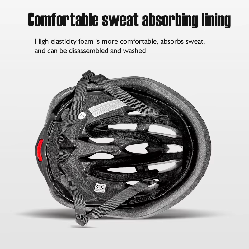 Casque de cyclisme intégré léger pour vtt et vélo de route-20 système de refroidissement par ventilation