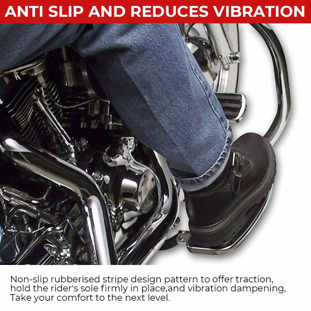 Repose-pieds noirs réglables pour Harley Softail Low Rider ST FXLRST 2022 – 2024