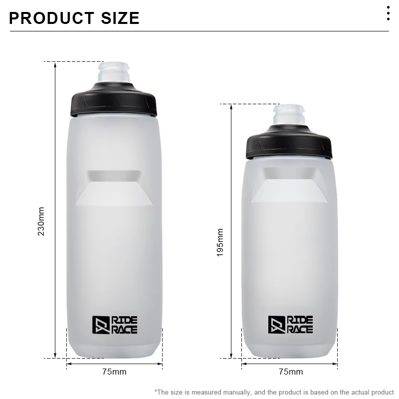 Bouteille d'eau pour vélo 620/750ML