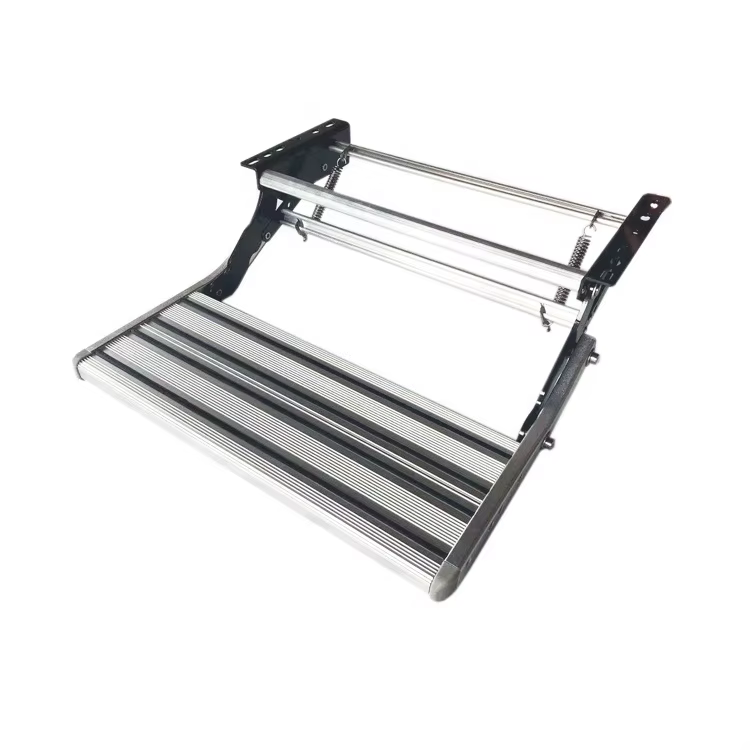 Marchepied double pliable manuel en alliage d'aluminium de haute qualité 12V avec une forte capacité de charge pour les accessoires de camping-car